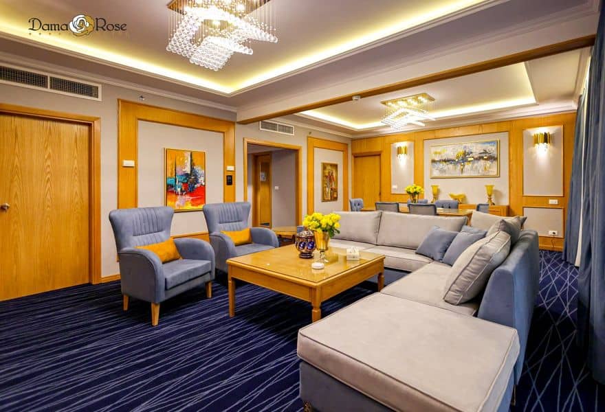 Dama Rose Hotel guest room interior