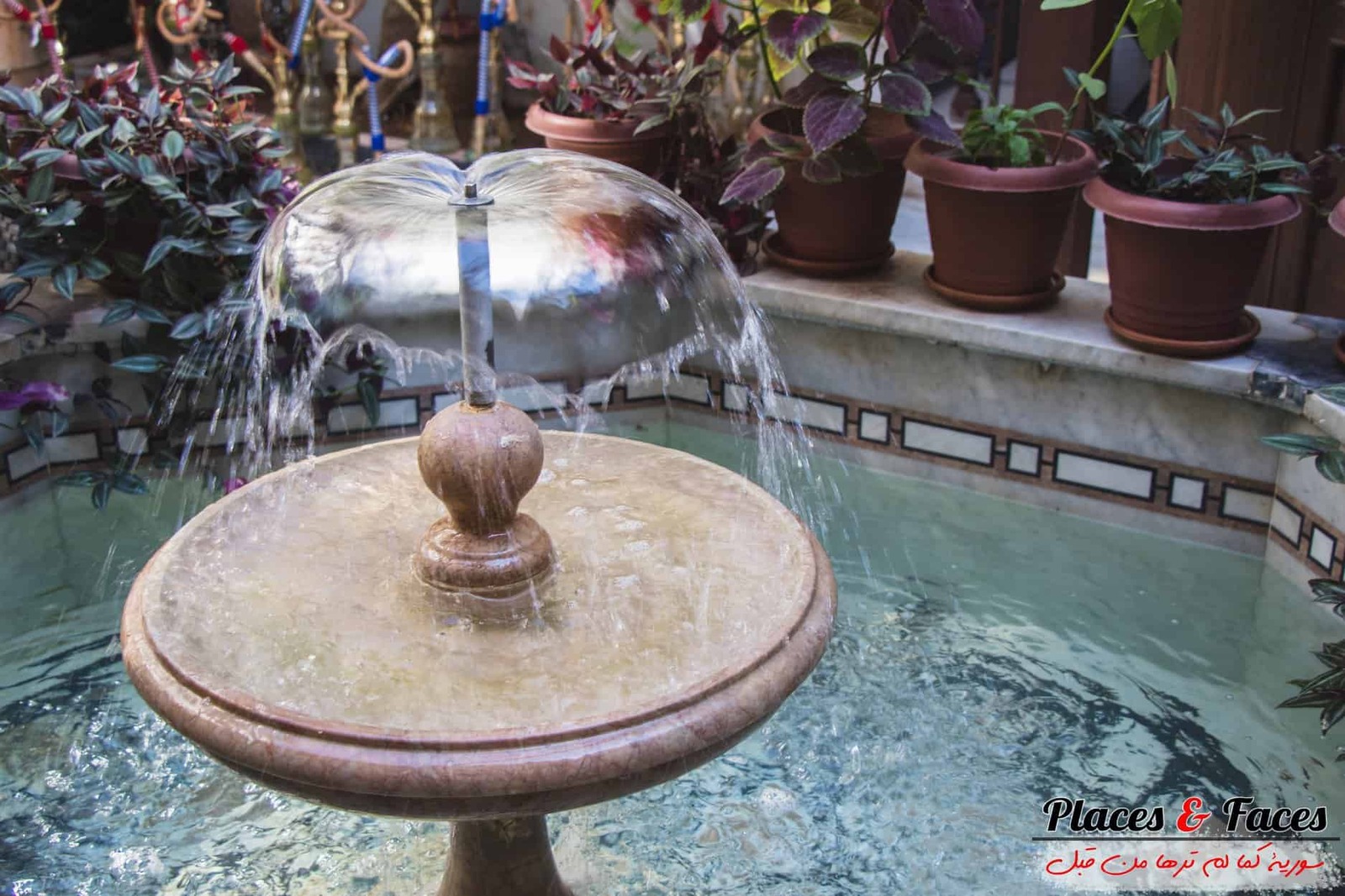 Dar Al Noor Hotel interior courtyard