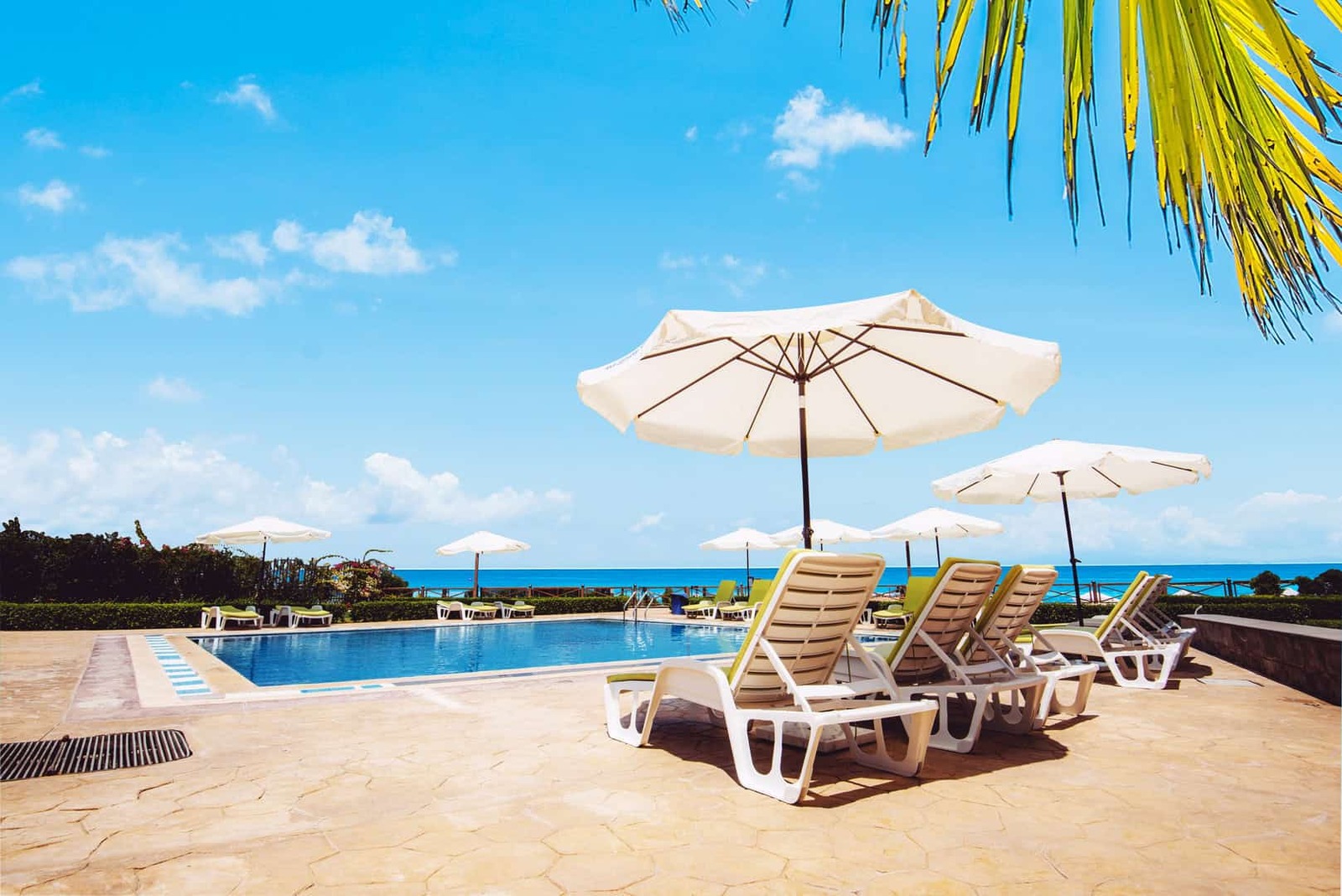 Golden Beach Resort sandy beach and Mediterranean coastline